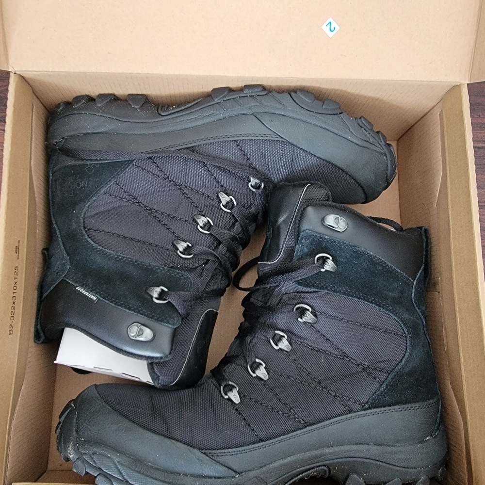 North face men's boots 10 black